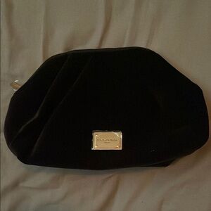 Dolce & Gabbana Black Velvet Clutch